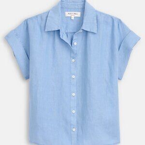 Alex Mill Maddie Blouse in Linen